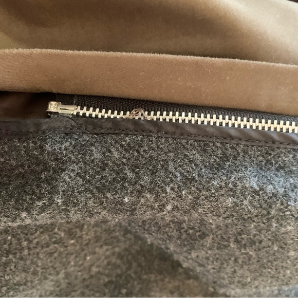 EVAN PICONE Vintage Brown Heavyweight Lined Trench Coat Mens 44R Chest Size 50 - Picture 12 of 12